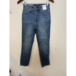 J Crew Curvy vintage slim-straight jean in Warm Surf wash 25 NWT